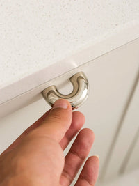 European Minimalist Brass Furniture Handle Cabinet Bar Pulls Bedroom Dresser Bedside Handle Bright Nickel Door Handle Pull-Letifly Lights and Decor