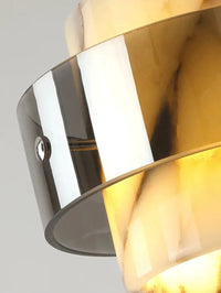 High-end Marble Pendant Lamp Natural Stone Bedroom Bedside Modern LED Luxury Chandelier Living Room Home Decor Hanging Lights-Letifly Lights and Decor