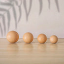 Ball Knob Drawer Pulls Natural Walnut / Ash / Beech Decor Ball Kitchen Cabinet Handles Simple Wooden Furniture Hardware-Letifly Lights and Decor