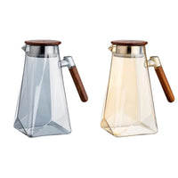 Cold water kettle made of high borosilicate glass for household hospitality, with a large capacity for cold boiled water-Letifly Lights and Decor