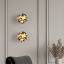 Marble wall sconce LED natural stone modern cylindrical ambient lighting