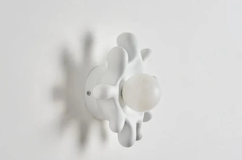 Resin Wall Lamp Wabi Sabi Vintage LED Wall Sconce Creative Vintage Light for Bedroom Bedside Living Room Corridor Home Art Decor-Letifly Lights and Decor
