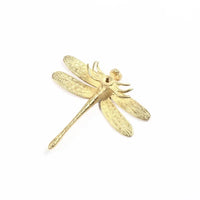 1Pc Dragonfly Brass Handle Pure Copper Drawer Cabinet Door Knob Diy Gold Furniture Pulls Handles-Letifly Lights and Decor
