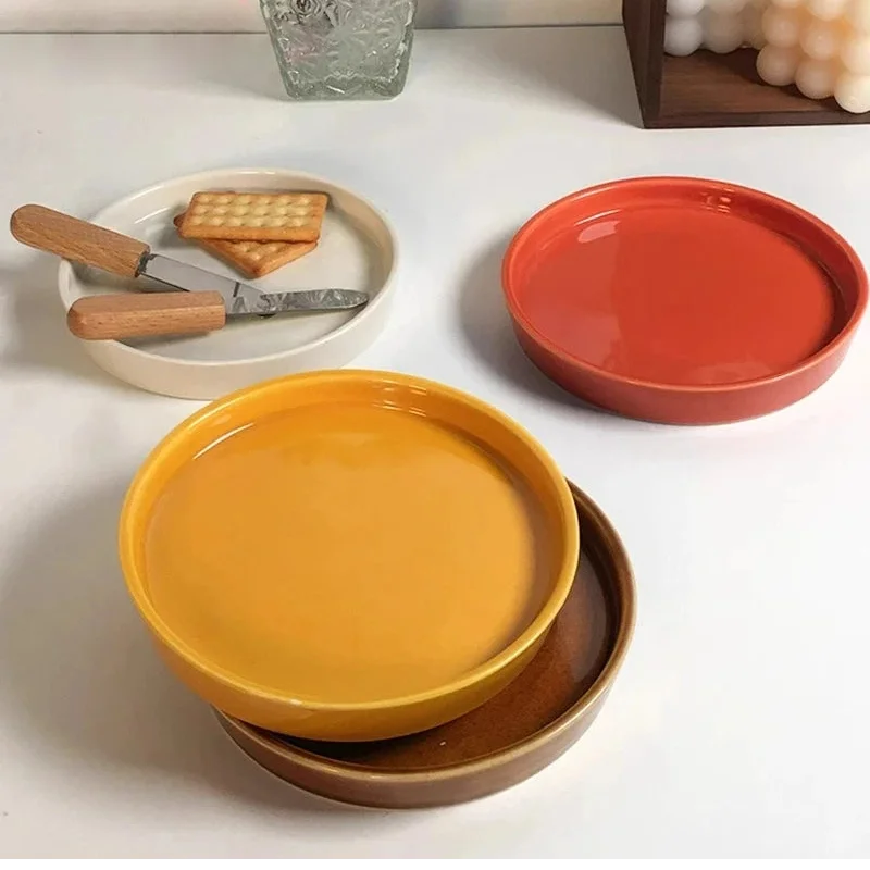 Halo Low-Rim Plates-Letifly Lights and Decor