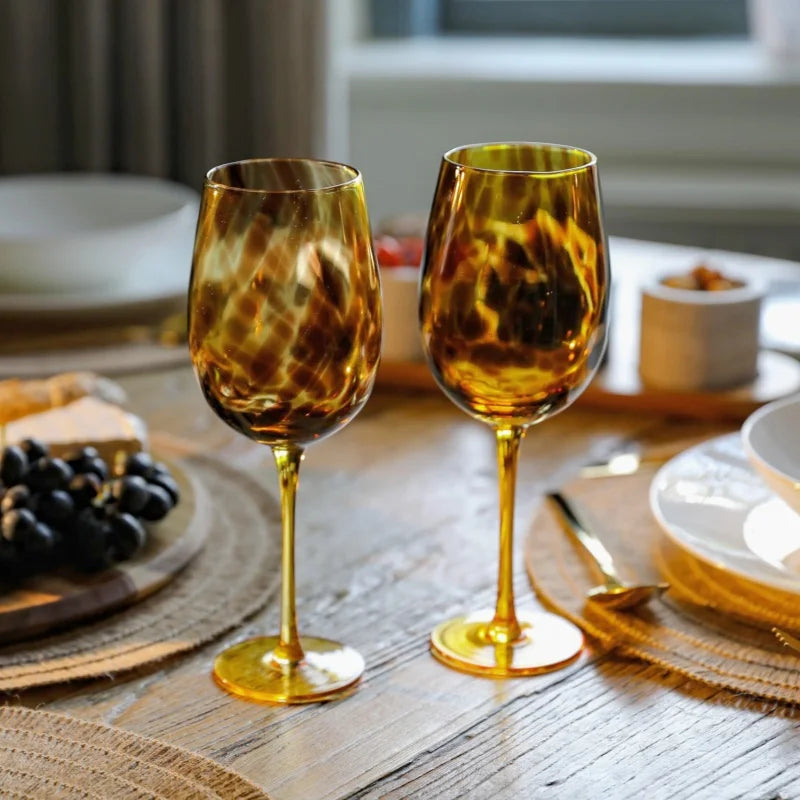 Savanna Spot Stemware-Letifly Lights and Decor