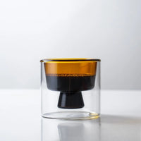 Heat Resistant High Borosilie Glass Double Layered Coffee Tea Cup Ins Sle Wine Glass Tasting Cup Water Cup AroN Colored-Letifly Lights and Decor
