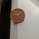 Ins Quiet Wall Clock 8inch Non-Ticking Punch-Free Corner Wall Clock Wall Decor Bedroom Technology Luxury Art Home Decoration-Letifly Lights and Decor