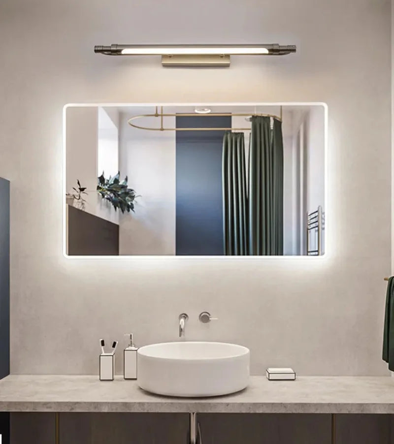 American Retro Bathroom Mirror Dressing Table Headlight for Living Room Corridor Shop Decoration Painting Picture Lamp-Letifly Lights and Decor