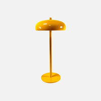 Rechargeable LED table lamp with touch dimmer portable bedside night light dome design