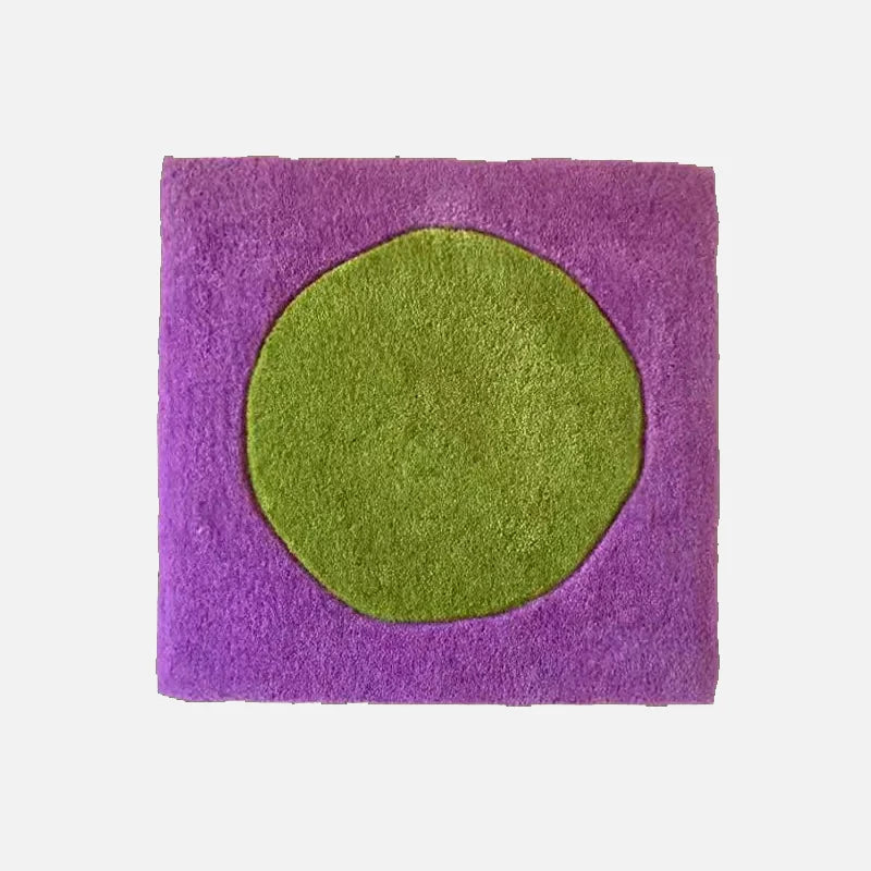 Handmade Colorful Tufting Seat Cushion Soft Square Chair Sofa Pad Hanging Wall Decoration Tapestry Home Office Warm Decor-Letifly Lights and Decor