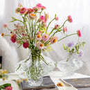 Luxury Nordic Minimalist Style Frosting Glass Vase Classic Home Living Room Decoration Stand For Flowers Decorative Vases Modern-Letifly Lights and Decor