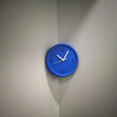 Ins Quiet Wall Clock 8inch Non-Ticking Punch-Free Corner Wall Clock Wall Decor Bedroom Technology Luxury Art Home Decoration-Letifly Lights and Decor