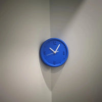 Ins Quiet Wall Clock 8inch Non-Ticking Punch-Free Corner Wall Clock Wall Decor Bedroom Technology Luxury Art Home Decoration-Letifly Lights and Decor