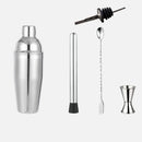 5-Piece Stainless Steel Cocktail Shaker set 700ml Bartender Kit Cocktail Tools Set Cocktail Shaker-Letifly Lights and Decor