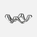 Serpentine Ceramic Candelabra