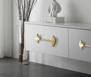 Ginkgo Leaf Brass Cabinet Door Handle Creative Personality Solid Wardrobe Nordic Gold Drawer Cabinet Handle Home Hardware-Letifly Lights and Decor