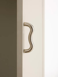 European Minimalist Brass Furniture Handle Cabinet Bar Pulls Bedroom Dresser Bedside Handle Bright Nickel Door Handle Pull-Letifly Lights and Decor