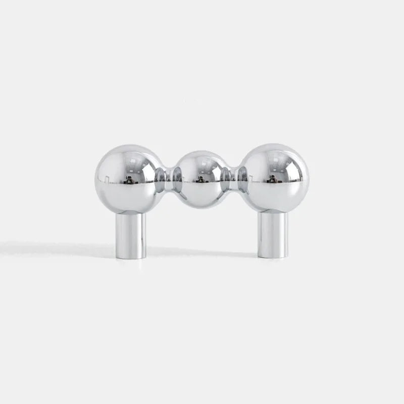 Furniture Handles Bedroom Brass French Silver Wardrobe Door Handle Cabinet Door Shoe Cabinet Drawer Kitchen Brass Small Handles-Letifly Lights and Decor