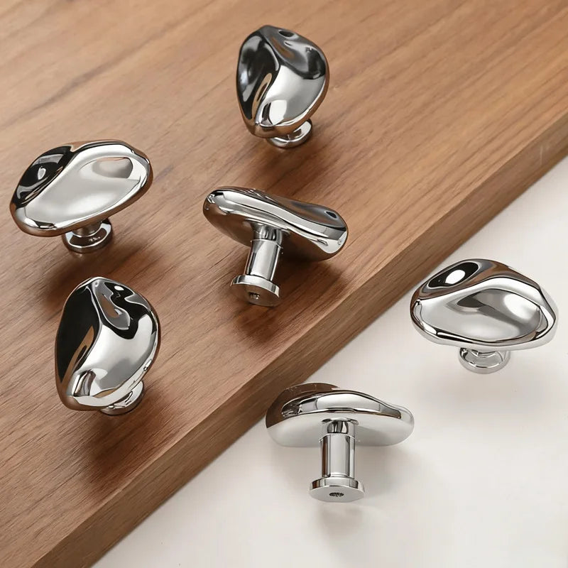 Molten Pebble Cabinet Knob