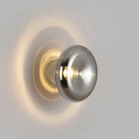Modern Grey Glass LED Wall Lamp Gold Aluminium Mini Wall Light Fixtures For Indoor Stairs Bedside Parlor Atmosphere-Letifly Lights and Decor