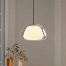 Danish Jelly Glass Lustre Pendant Lights Modern Simple Bedroom Bedside Hanging Lamp Living Room Glass Dining Room Home Decor-Letifly Lights and Decor