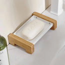 Foundry Soap Dock Modern wooden and metal soap dish black minimalist bathroom soap holder