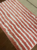 Tufting Stripe Bathrooom Mat Bedroom Rug Soft Fluffy Geometric Bathmat Bedside Carpet Floor Anti Slip Pad Home Decor 40x70cm-Letifly Lights and Decor