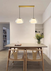 Danish Jelly Glass Lustre Pendant Lights Modern Simple Bedroom Bedside Hanging Lamp Living Room Glass Dining Room Home Decor-Letifly Lights and Decor