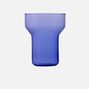 Colorful borosilicate glass kettle set with lid, modern pitcher with cup, pink blue grey clear 