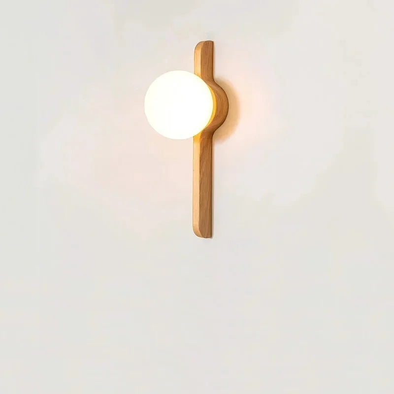 Moonlight Creative Wall Lights Walnut Wood Wabi-sabi Modern Sconce Lamps Home Decor Living Dining Room Bedroom Study Corridor-Letifly Lights and Decor