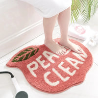 Fruit Carpet Flocking Non-slip Mat