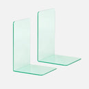 Acrylic bookends colorful modern L-shaped desk organizer