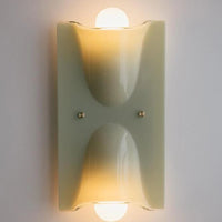 Modern Wall Sconce Curved Design LED Light Single Double Head Ambient Lighting