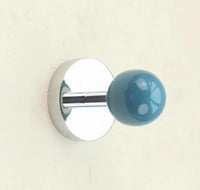 Ceramic Ball Wall Mounted Hook Towel Hooks For Bathroom Clothes Coat Hanger Punch/No Punch Dual Purpose Bedroom Door Hooks Diy-Letifly Lights and Decor