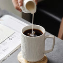 Simple ceramic mug frosted home couple cup office restaurant coffee cup Tea cup large capacity retro Mug-Letifly Lights and Decor