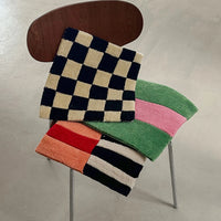 Handmade Colorful Tufting Seat Grids Blocks Cushion Soft Square Chair Sofa Pad Hanging Wall Decoration Tapestry Home Decor-Letifly Lights and Decor
