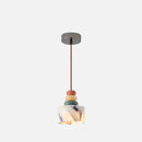 Luxury stone pendant lamp natural marble LED chandelier light