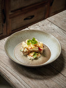 Handmade Ceramic Japanese rough pottery dinner plate dessert plate-Letifly Lights and Decor