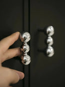 Furniture Handles Bedroom Brass French Silver Wardrobe Door Handle Cabinet Door Shoe Cabinet Drawer Kitchen Brass Small Handles-Letifly Lights and Decor
