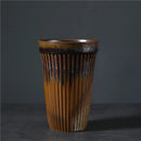Ceramic Coffee Cup Vertical Stripe Mug