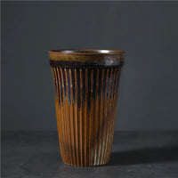Ceramic Coffee Cup Vertical Stripe Mug