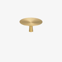 Letifly Lights & Decor - Soren Disc Cabinet Knob - Solid brass round cabinet knob with disc-shaped face in multiple finishes
