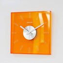 Modern Transparent Clock Klein Blue Wall Hanging Clock Timepiece for Bedroom Living Room Office Acrylic Square Wall Decor-Letifly Lights and Decor