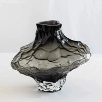 Luxury Nordic Minimalist Style Frosting Glass Vase Classic Home Living Room Decoration Stand For Flowers Decorative Vases Modern-Letifly Lights and Decor