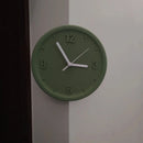 Ins Quiet Wall Clock 8inch Non-Ticking Punch-Free Corner Wall Clock Wall Decor Bedroom Technology Luxury Art Home Decoration-Letifly Lights and Decor