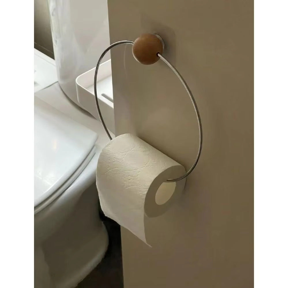 Birch Ring Paper Towel Holder-Letifly Lights and Decor
