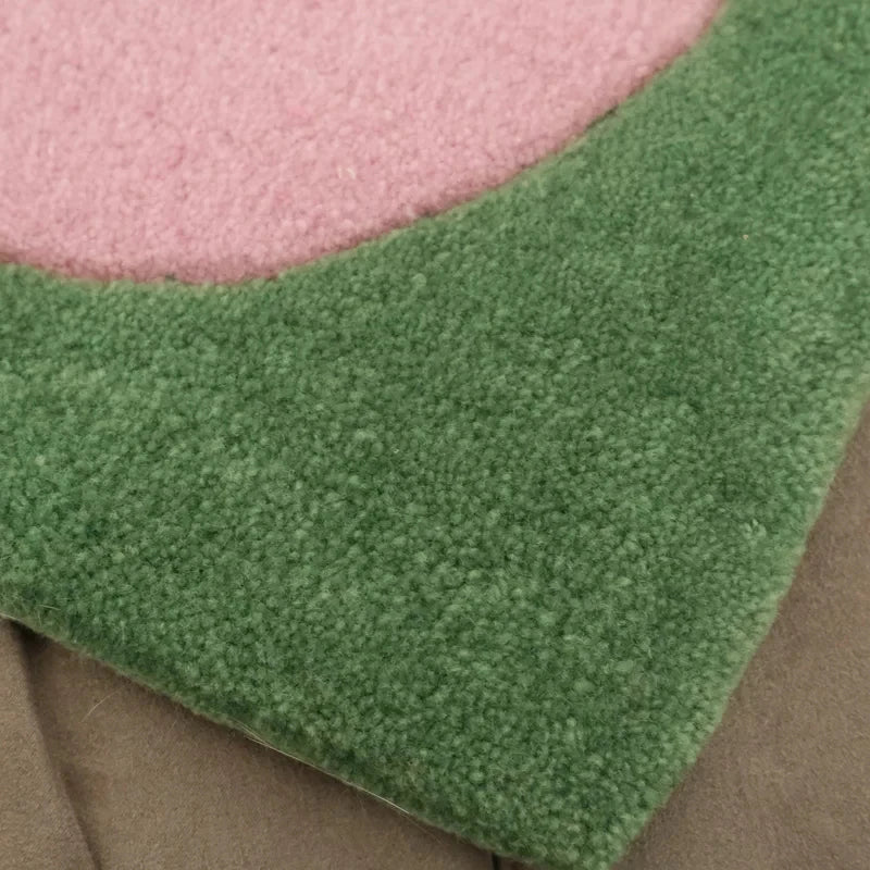 Handmade Colorful Tufting Seat Cushion Soft Square Chair Sofa Pad Hanging Wall Decoration Tapestry Home Office Warm Decor-Letifly Lights and Decor