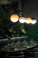 Modern Creative Colored Glass Ball LED Chandelier Restaurant Living Room Bedroom Hotel Art Pendant Lamp Home Decor Light Fixture-Letifly Lights and Decor