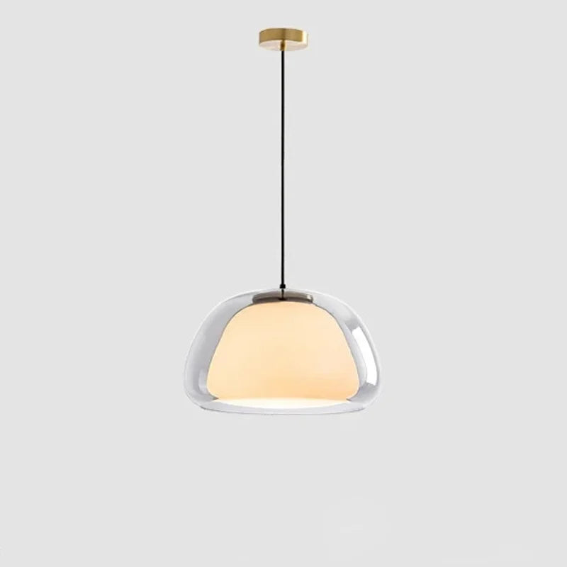 Danish Jelly Glass Lustre Pendant Lights Modern Simple Bedroom Bedside Hanging Lamp Living Room Glass Dining Room Home Decor-Letifly Lights and Decor