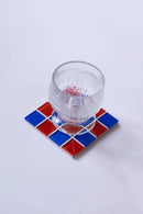 Glass Tile Coaster Drink Mosaic Coaster Square Coaster Colorful Home Decor Housewarming Gift Birthday Gifts-Letifly Lights and Decor